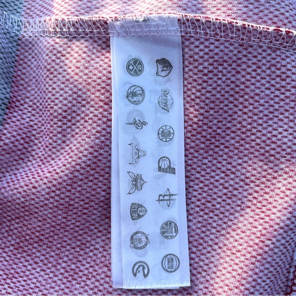 NBA White Miami Heat Button Jersey Size XL Logo Shirt 88 Patty Mills Basketball - Picture 10 of 10